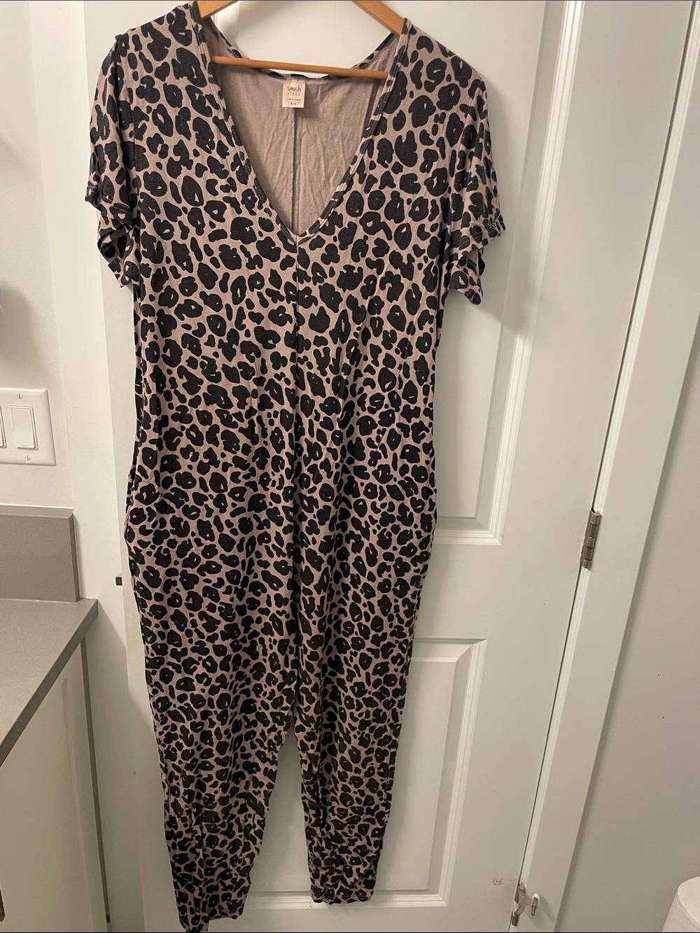 Smash + Tess Sunday Romper Leopard Print M